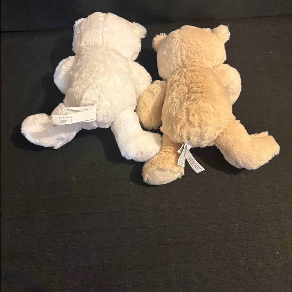 2 Ganz plush teddy bears brown & white Lightly Used! - Picture 5 of 7